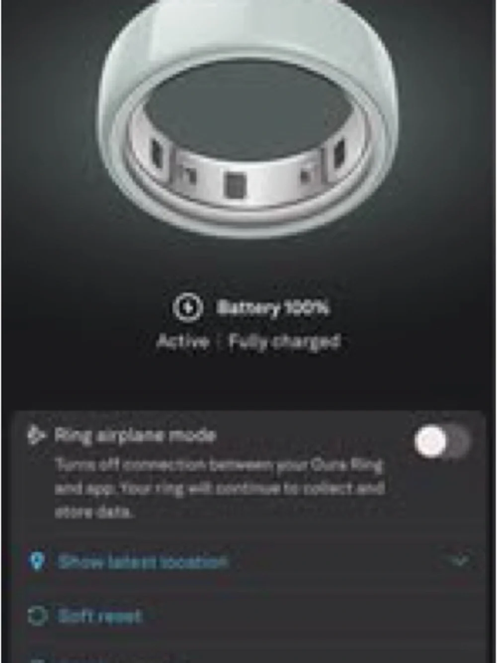 Oura Smart Ring Size 10